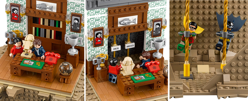 Illustration for article titled The LEGO Classic TV Series Batcave Has All The '60s Batman
